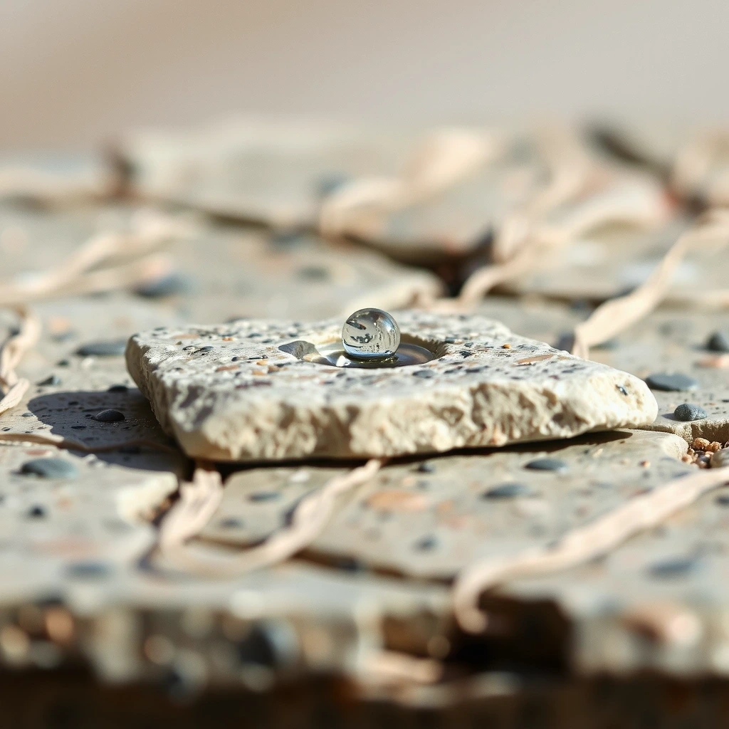 Textur von Stein und Wasser